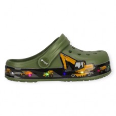 Zig Zag Αδιάβροχα Πέδιλα Με Φωτάκια Z242375-3232 Πράσινο